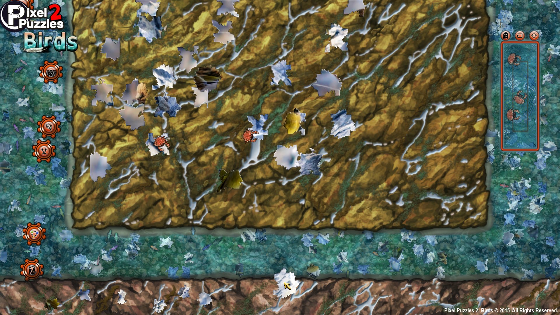 Nice wallpapers Pixel Puzzles 2: Birds 1920x1080px