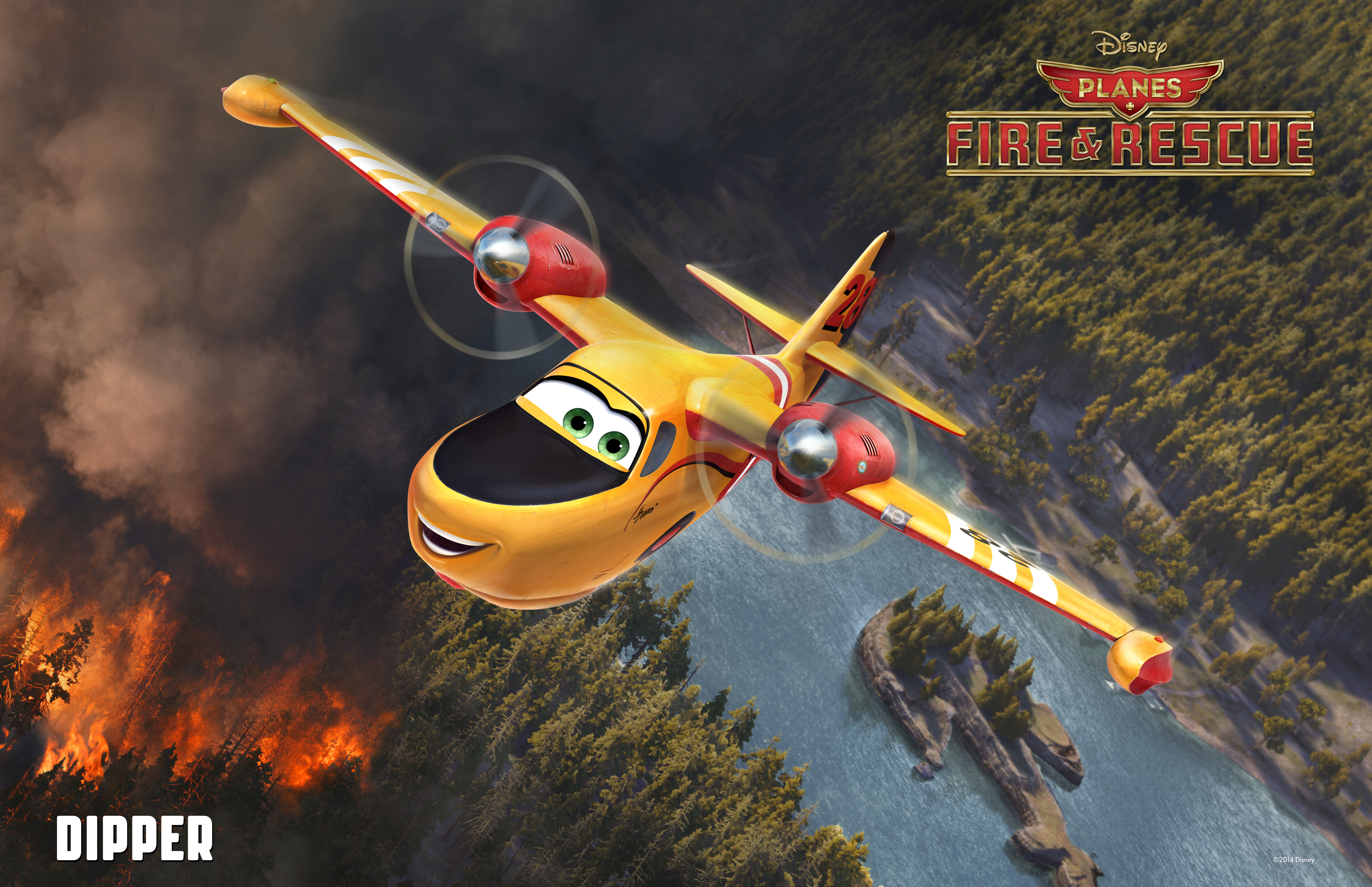 Nice Images Collection: Planes: Fire & Rescue Desktop Wallpapers