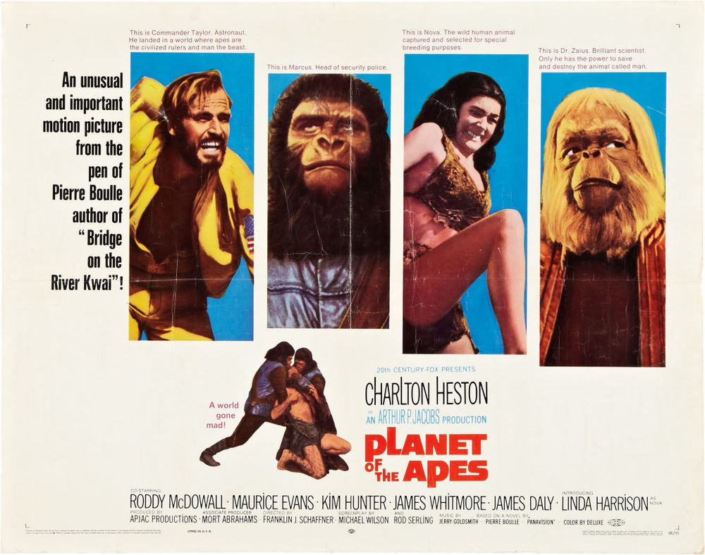 HD Quality Wallpaper | Collection: Movie, 1000x788 Planet Of The Apes (1968)