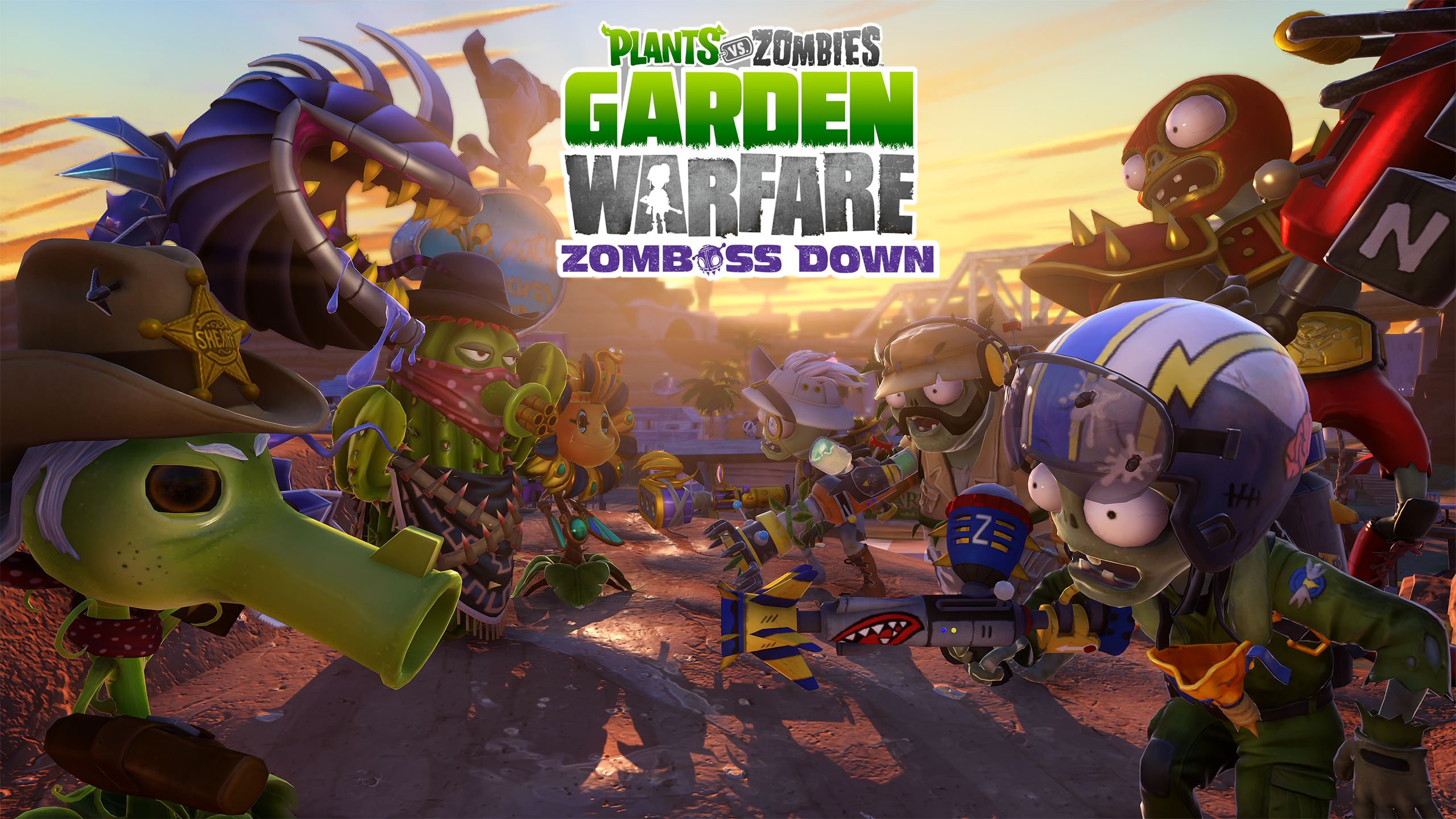 HD Quality Wallpaper | Collection: Video Game, 2560x1440 Plants Vs. Zombies : Garden Warfare