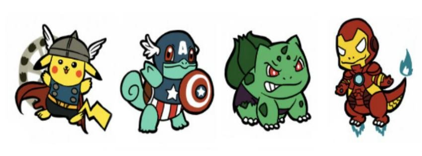 Nice Images Collection: Pokemon Avengers Desktop Wallpapers