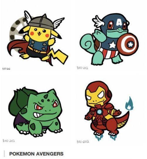 Pokemon Avengers Pics, Cartoon Collection