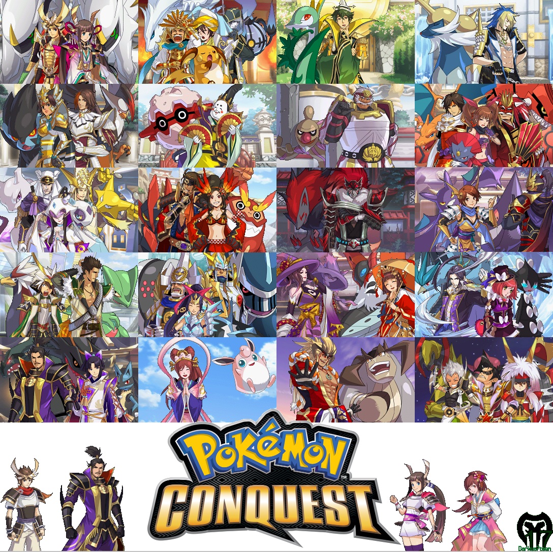 High Resolution Wallpaper | Pokemon: Conquest 1088x1087 px