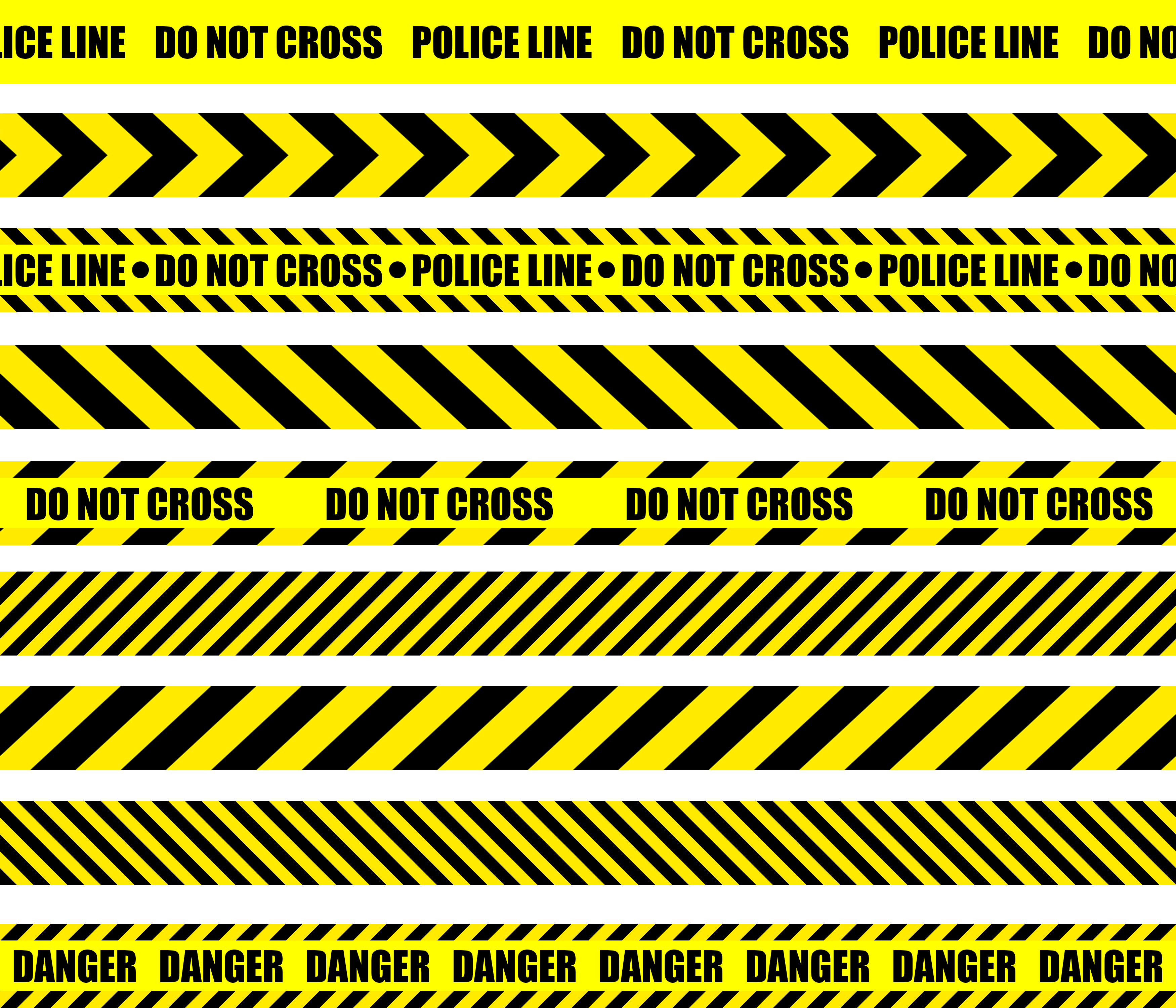 High Resolution Wallpaper | Police Line 3500x3000 px