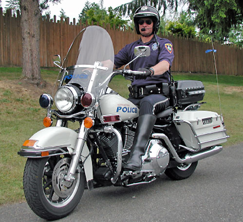 Police Motorcycle High Quality Background on Wallpapers Vista