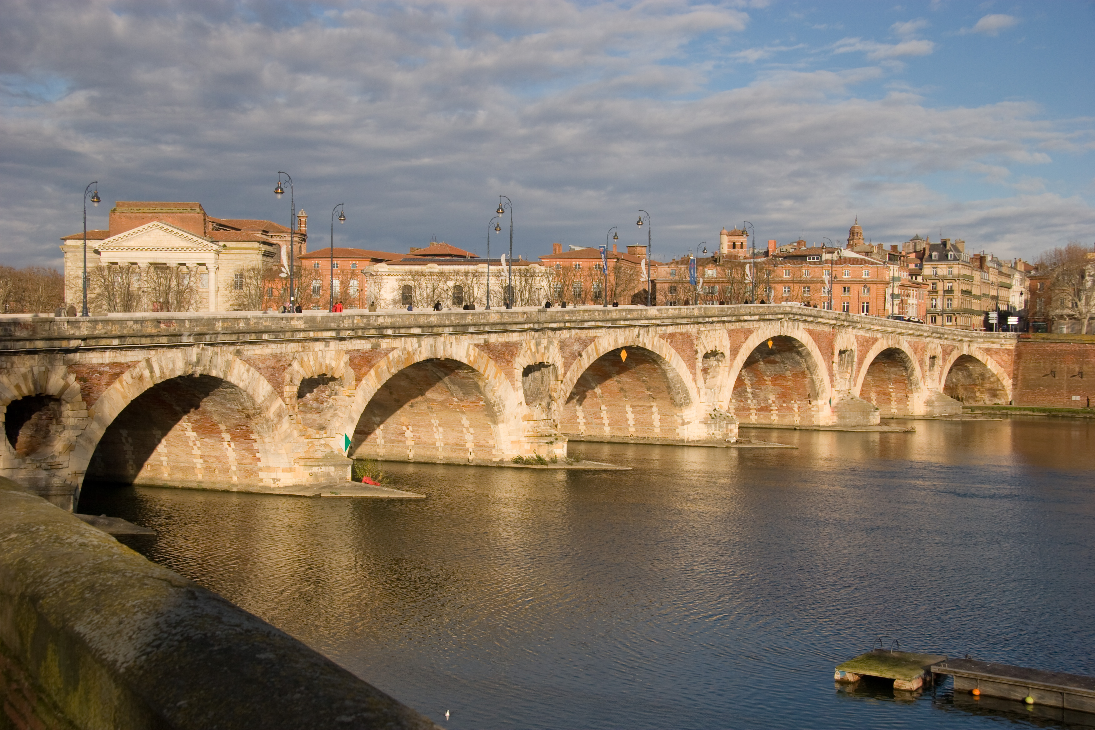 Nice wallpapers Pont Neuf, Toulouse 3504x2336px