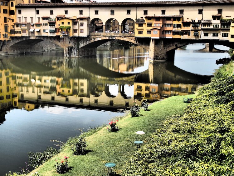 HD Quality Wallpaper | Collection: Man Made, 750x563 Ponte Vecchio
