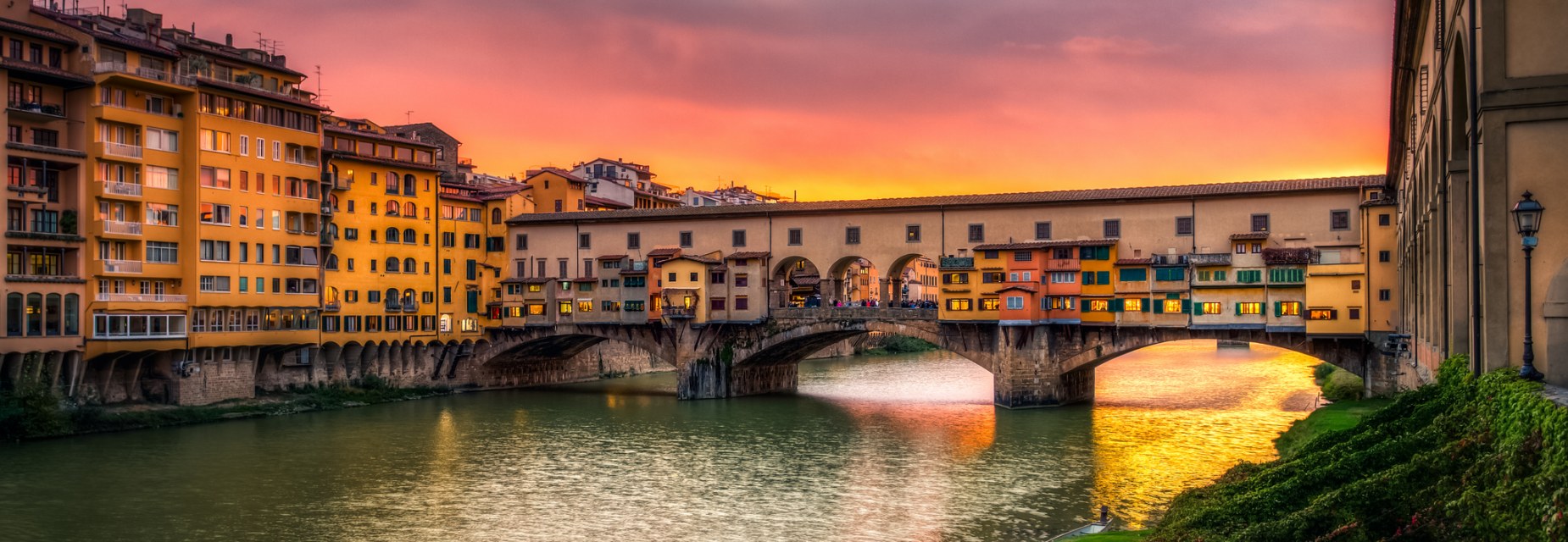 Nice Images Collection: Ponte Vecchio Desktop Wallpapers