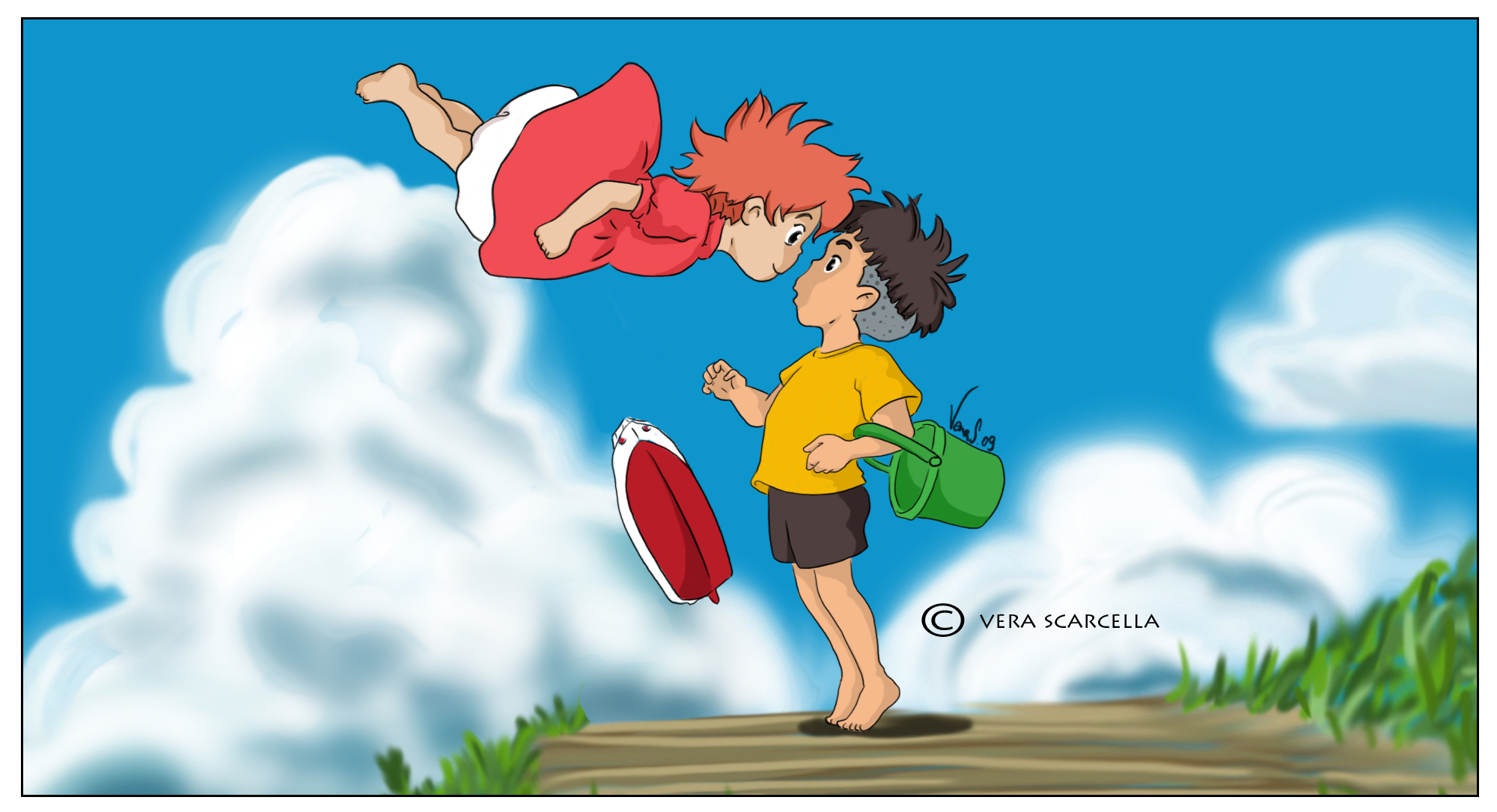 Ponyo Backgrounds, Compatible - PC, Mobile, Gadgets| 2000x1085 px