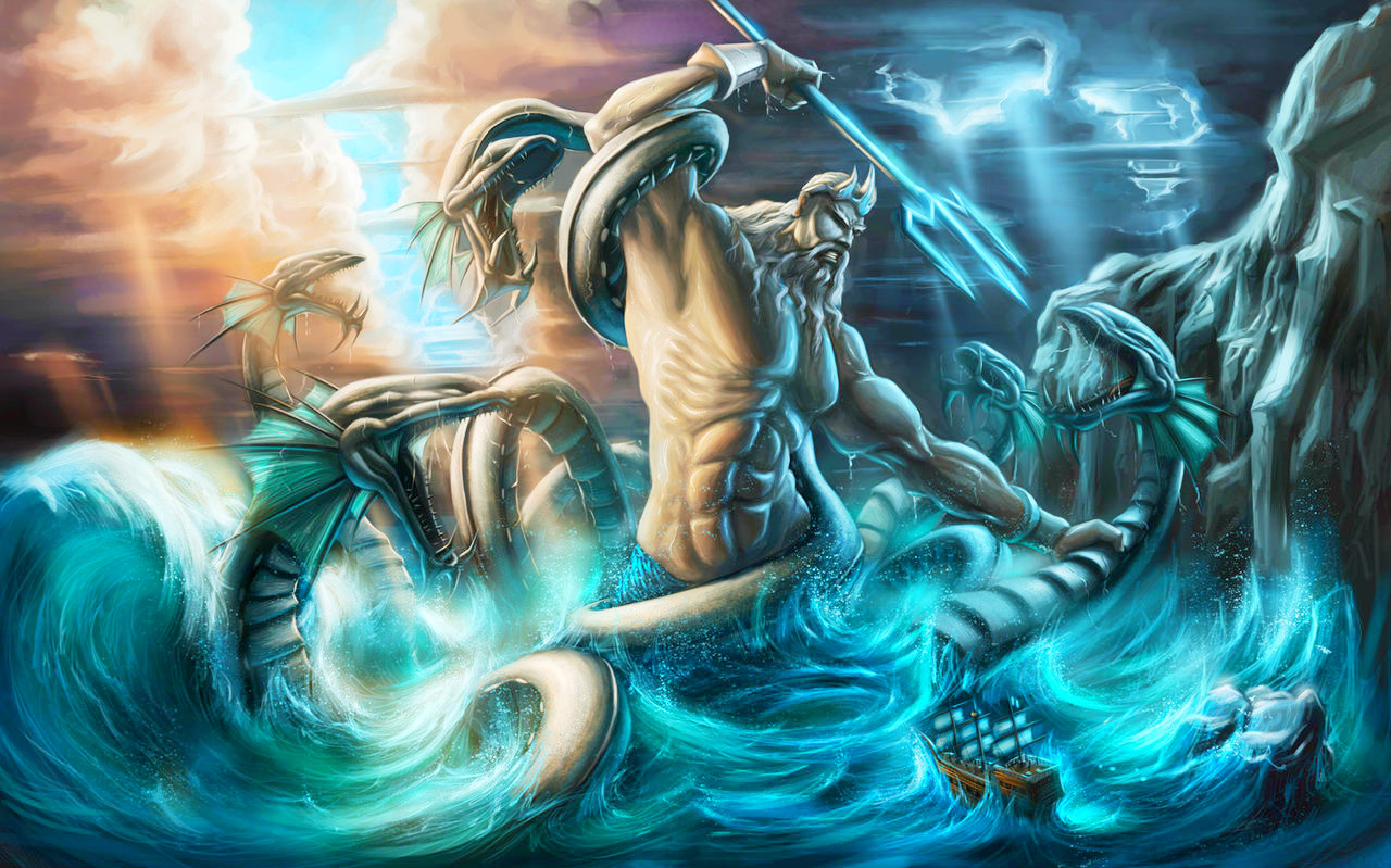 HD Quality Wallpaper | Collection: Fantasy, 1280x799 Poseidon