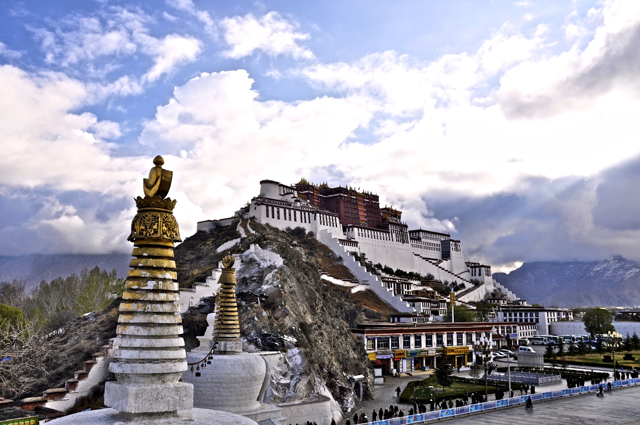 Nice Images Collection: Potala Palace Desktop Wallpapers