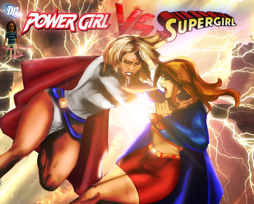 Images of Powergirl Vs. Supergirl | 1024x821