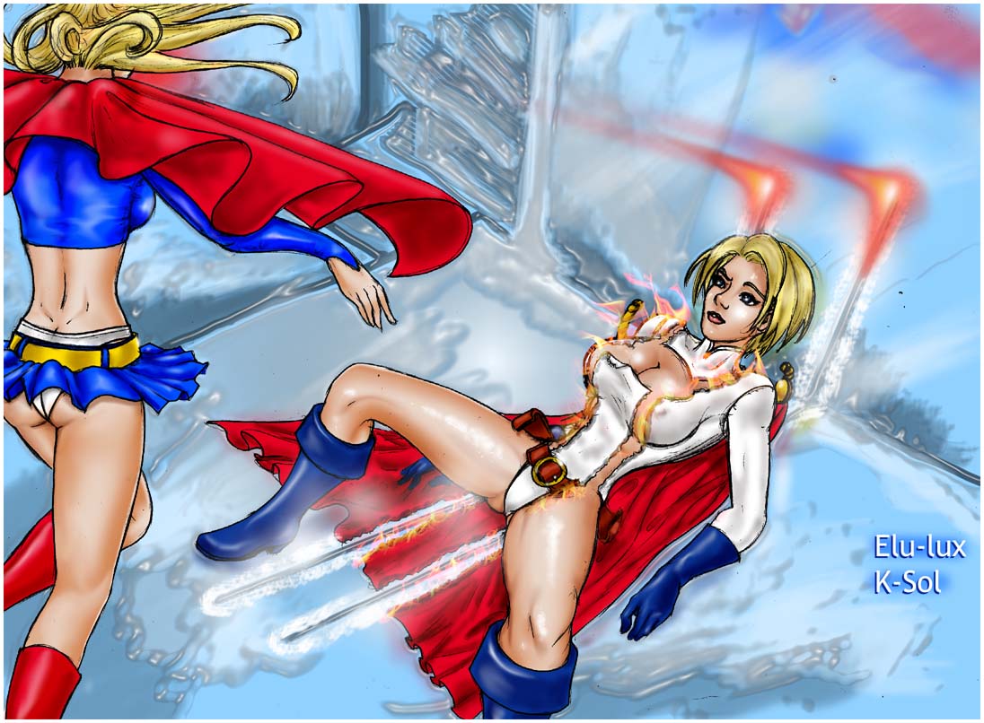 Powergirl Vs. Supergirl Backgrounds on Wallpapers Vista