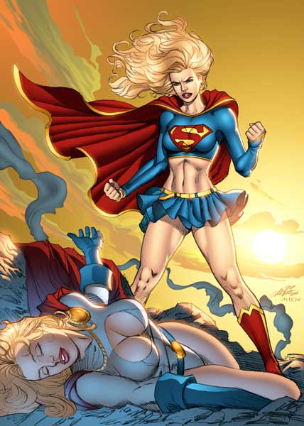 428x600 > Powergirl Vs. Supergirl Wallpapers