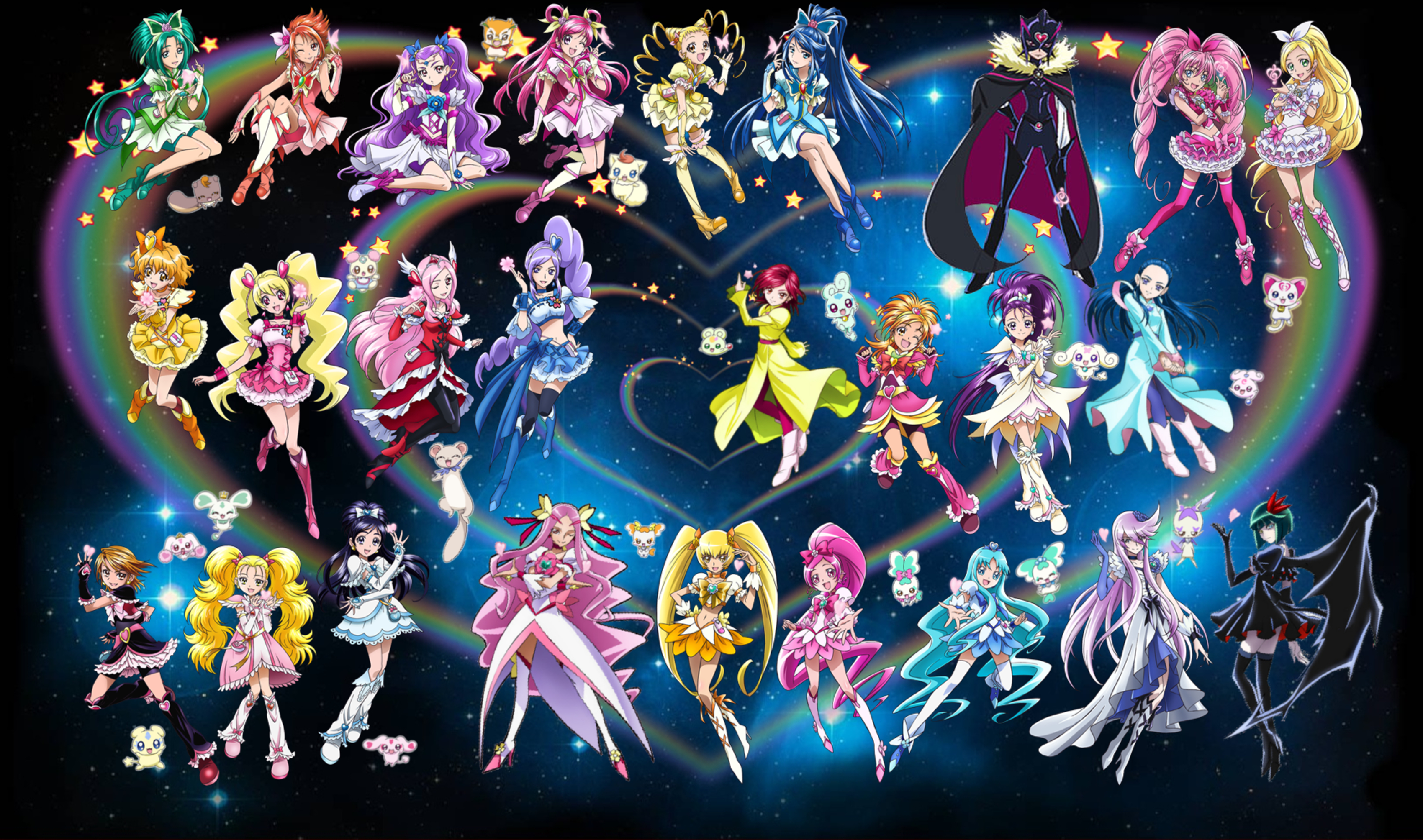 Nice wallpapers Pretty Cure! 3400x2008px