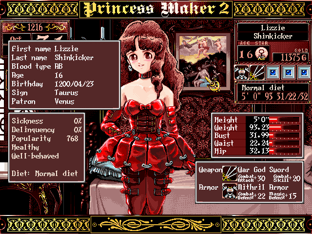 Princess Maker Pics, Video Game Collection