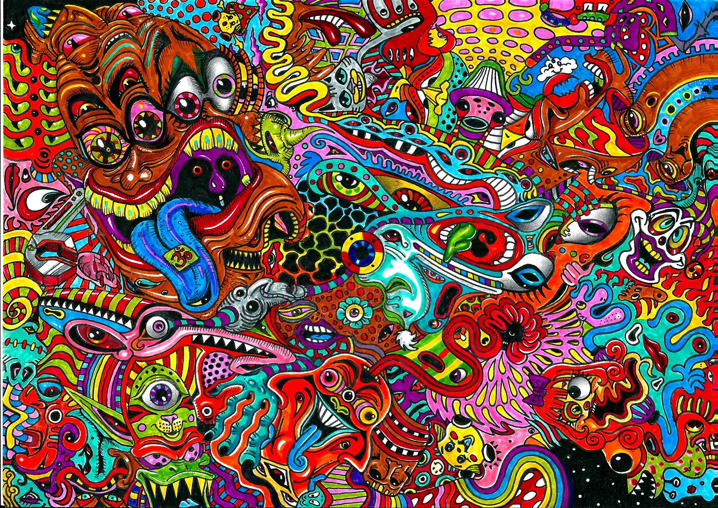 HQ Psychedelic Wallpapers | File 2390.17Kb
