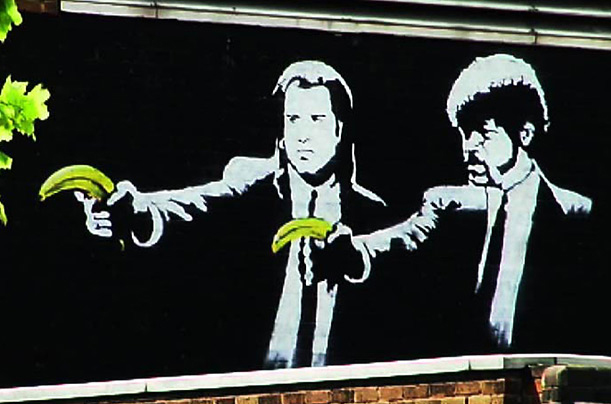 Pulp Fiction Street Art Backgrounds on Wallpapers Vista