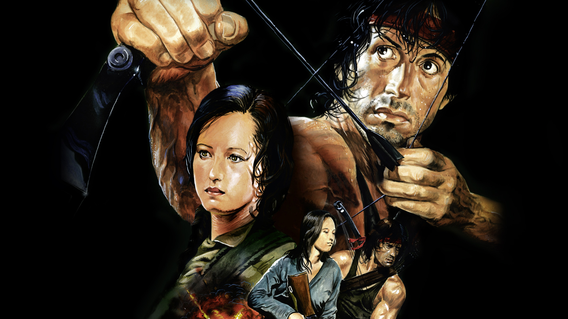 High Resolution Wallpaper | Rambo: First Blood Part II 1920x1080 px