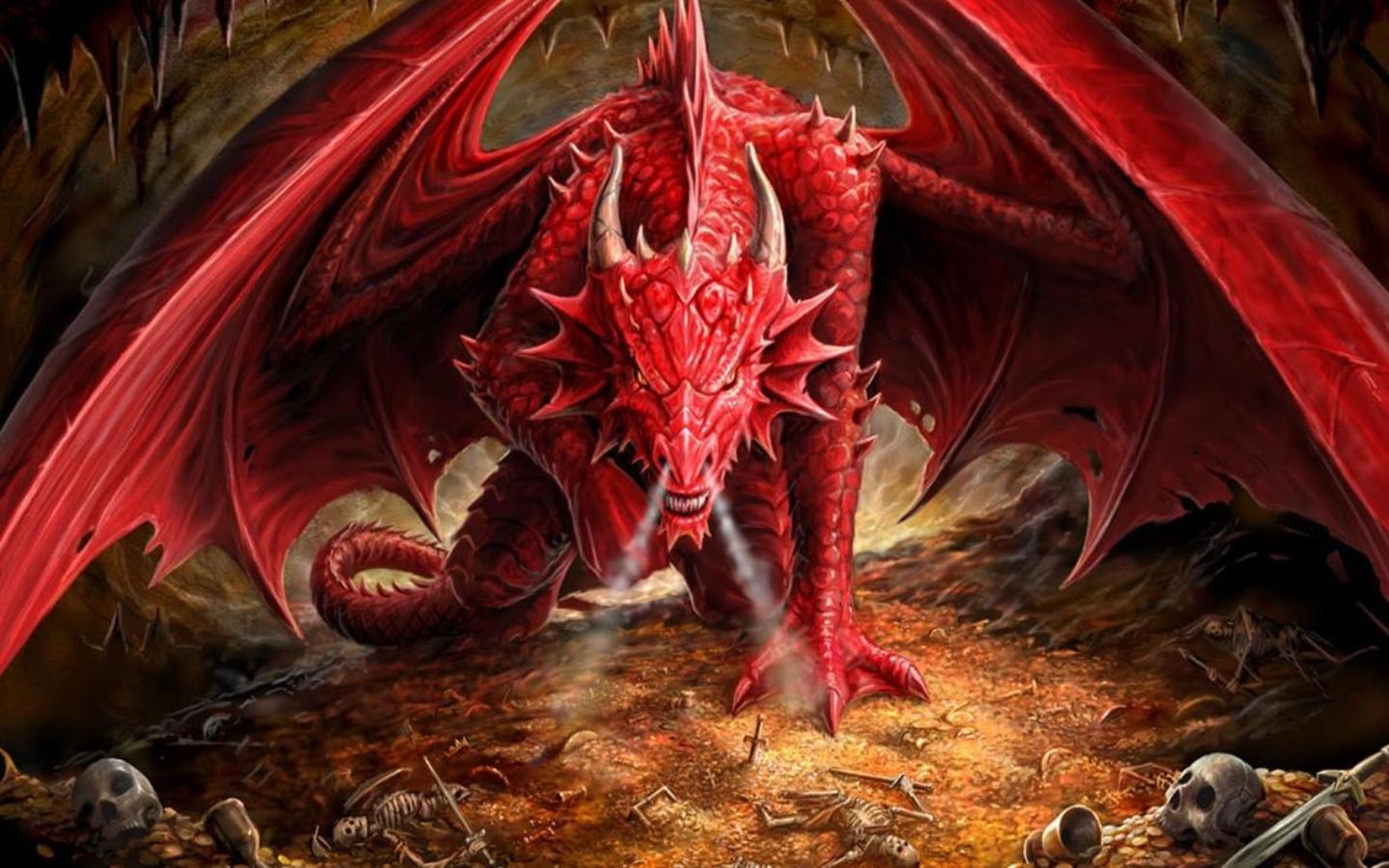Nice wallpapers Red Dragon 1440x900px