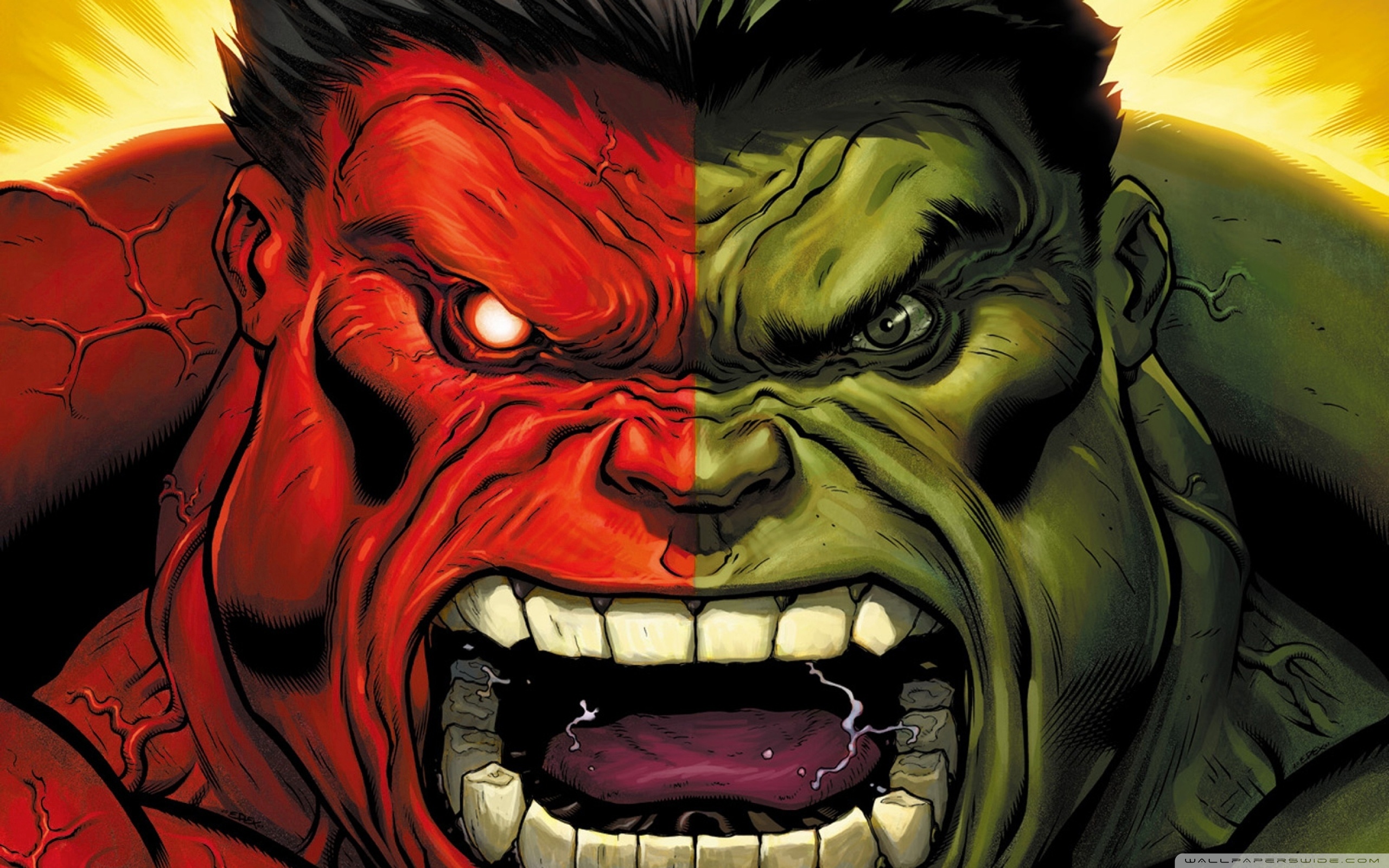 HD Quality Wallpaper | Collection: Comics, 2560x1600 Red Hulk