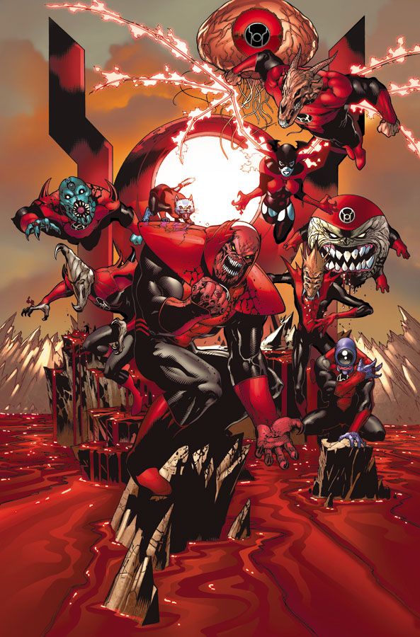 Nice Images Collection: Red Lantern Corps Desktop Wallpapers