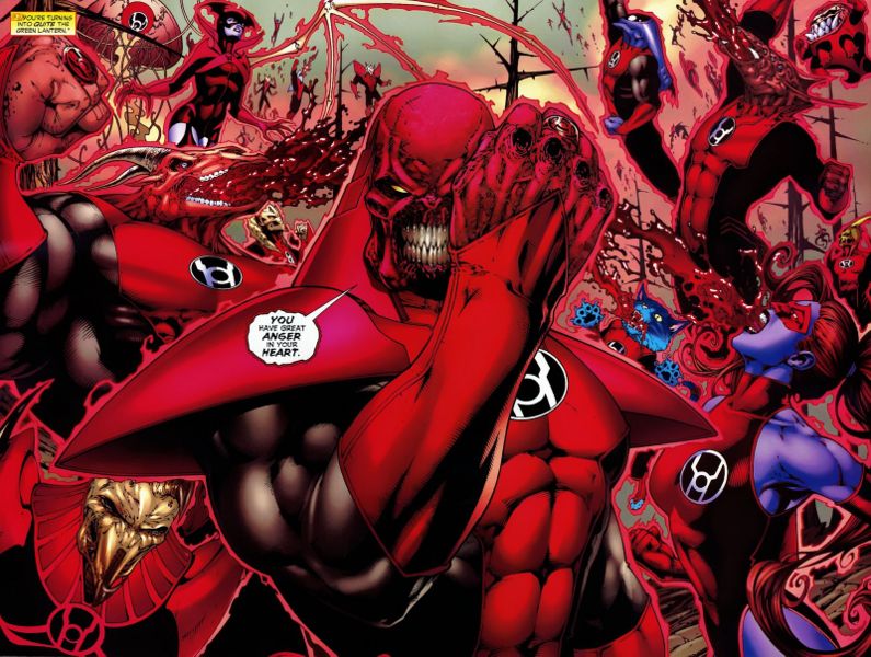 Nice Images Collection: Red Lantern Corps Desktop Wallpapers