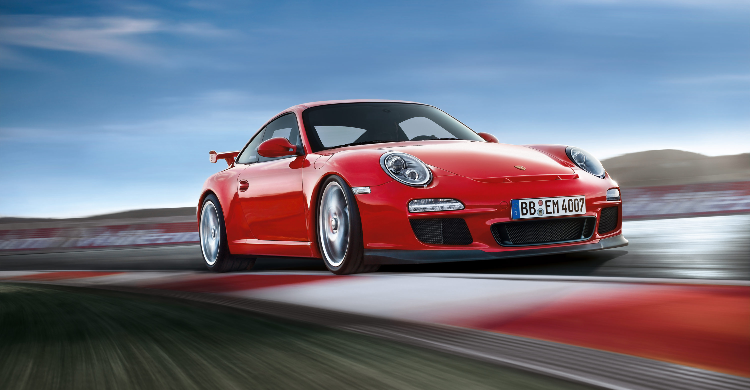 Red Porsche #9