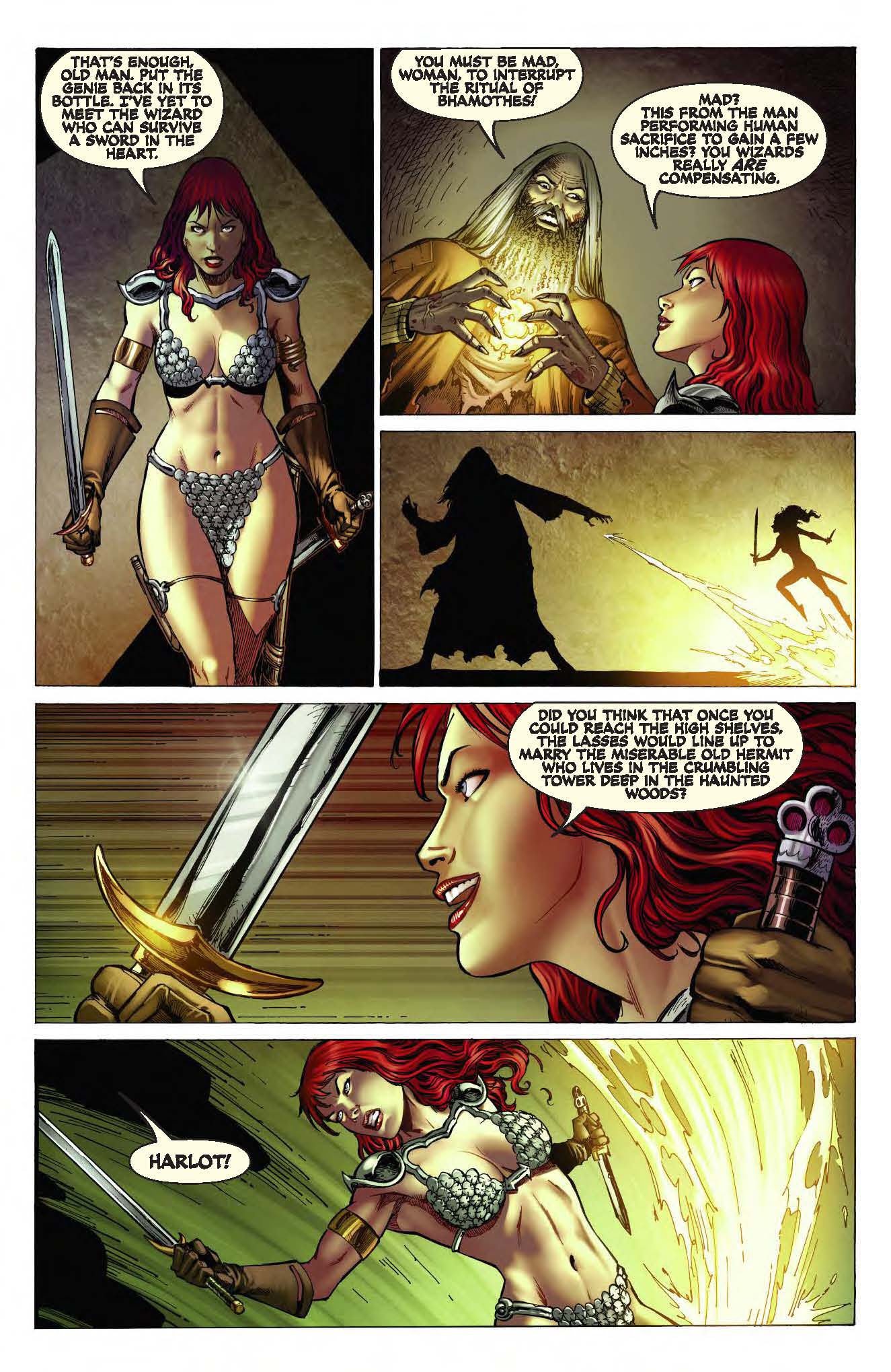 Nice Images Collection: Red Sonja: Unchained Desktop Wallpapers