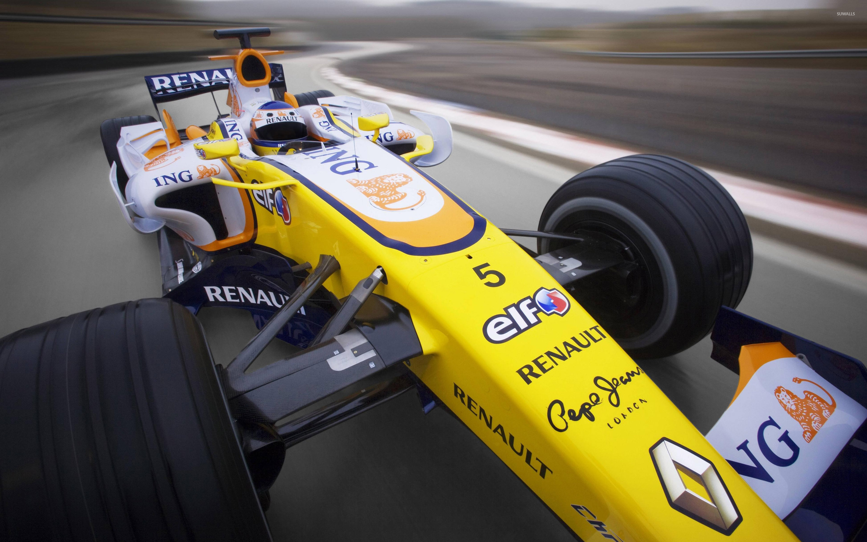 HD Quality Wallpaper | Collection: Vehicles, 2880x1800 Renault F1