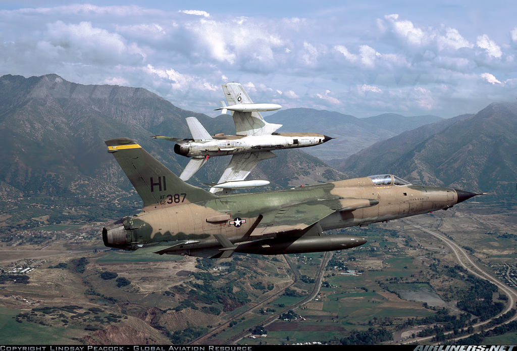 Republic F-105 Thunderchief Backgrounds, Compatible - PC, Mobile, Gadgets| 1024x695 px