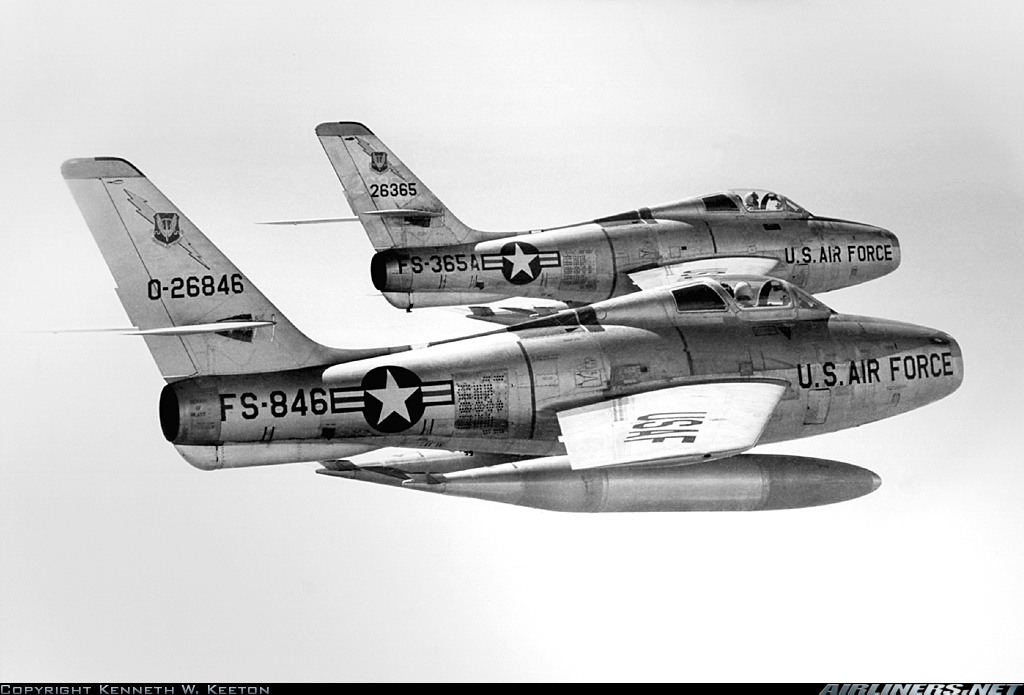 Nice Images Collection: Republic F-84F Thunderstreak Desktop Wallpapers