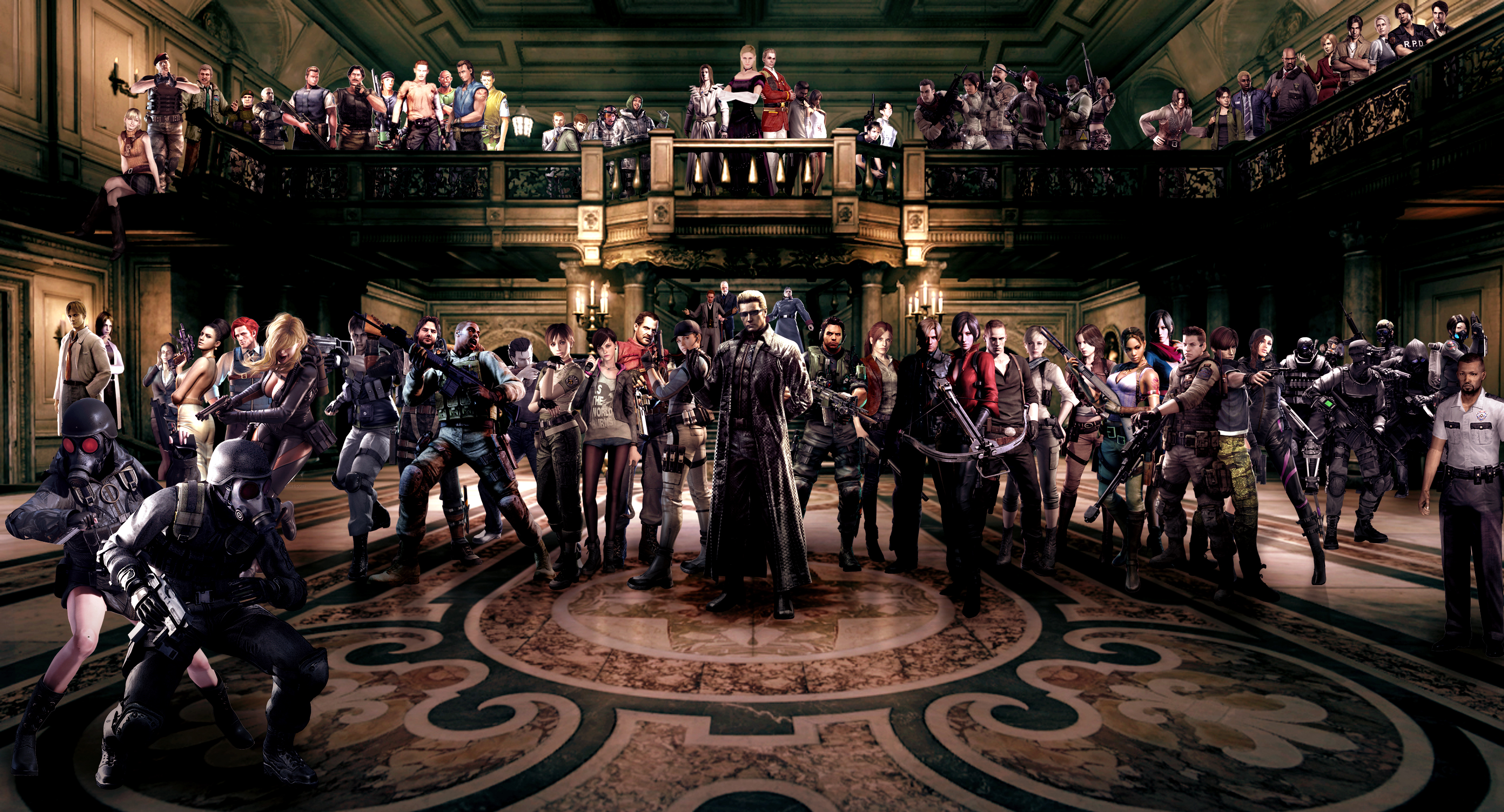 Resident Evil Backgrounds, Compatible - PC, Mobile, Gadgets| 3200x1728 px