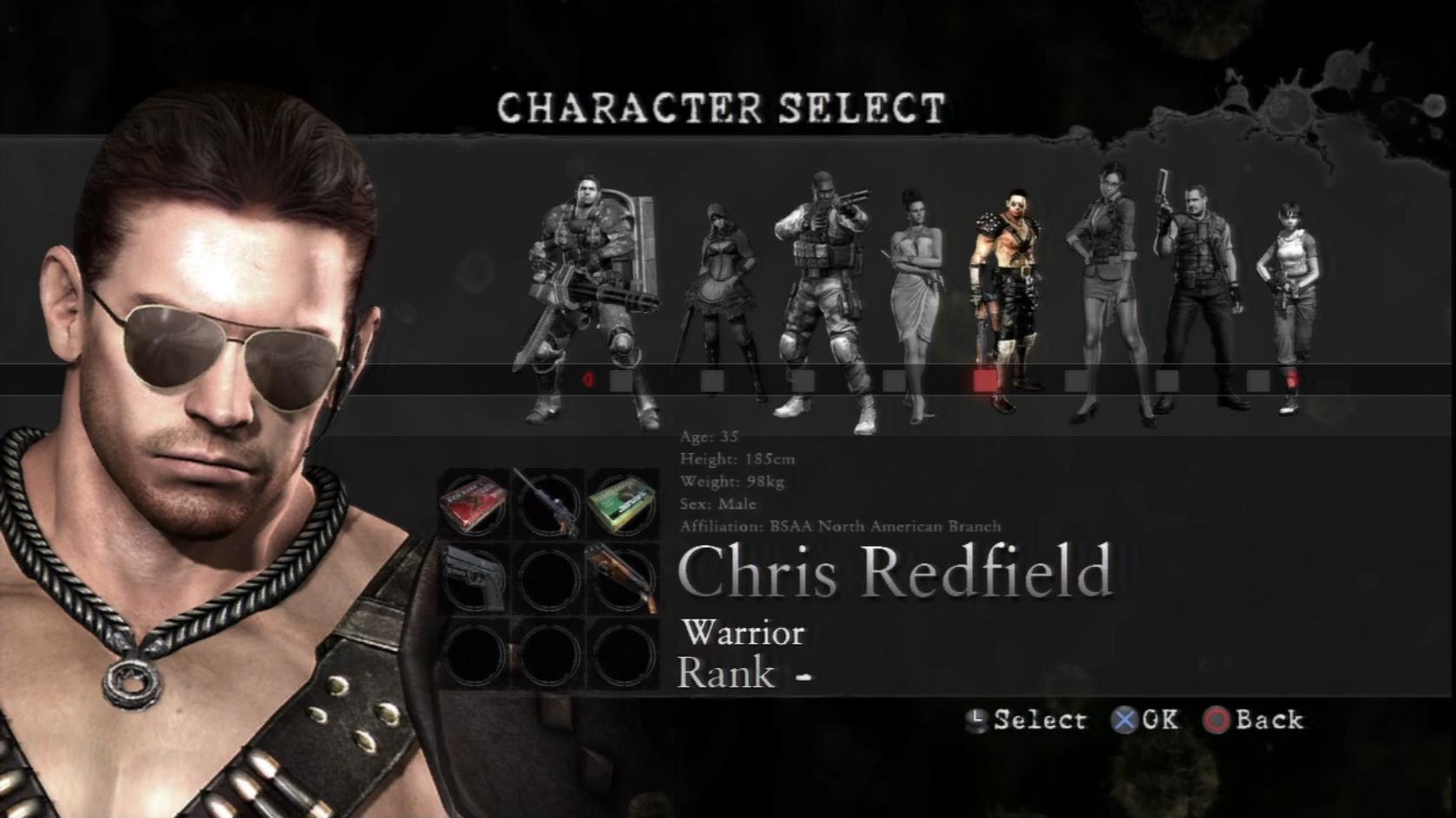 Resident Evil 5 Gold Edition The Mersenaries Warrior Chris Redfield Public ...