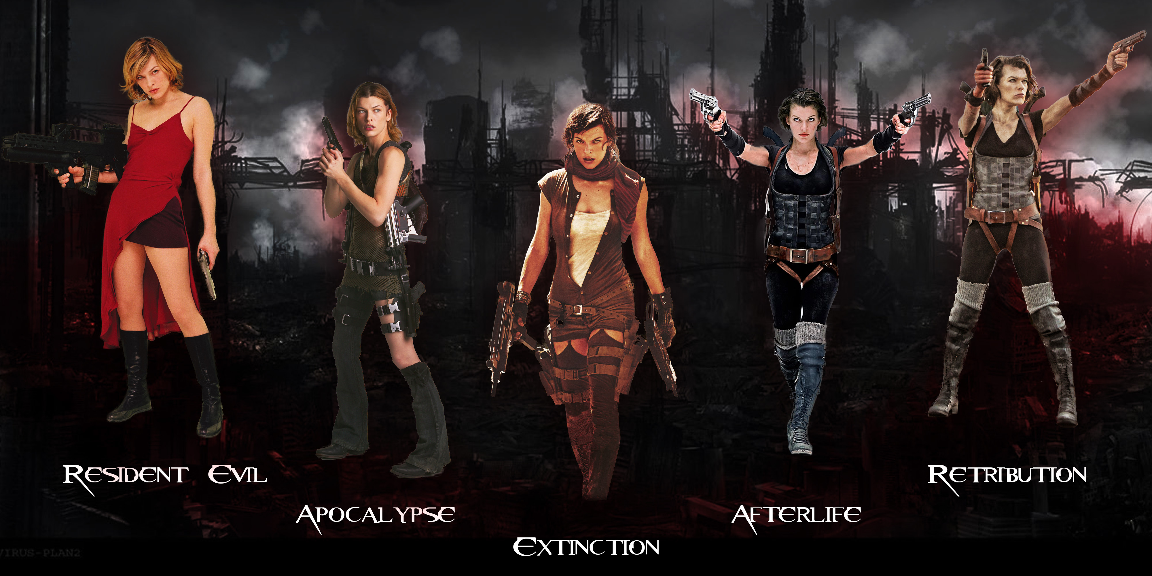 Nice wallpapers Resident Evil: Retribution 4000x2000px