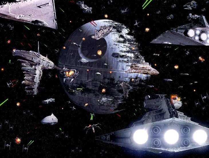 Return Of The Jedi: Death Star Battle Backgrounds on Wallpapers Vista