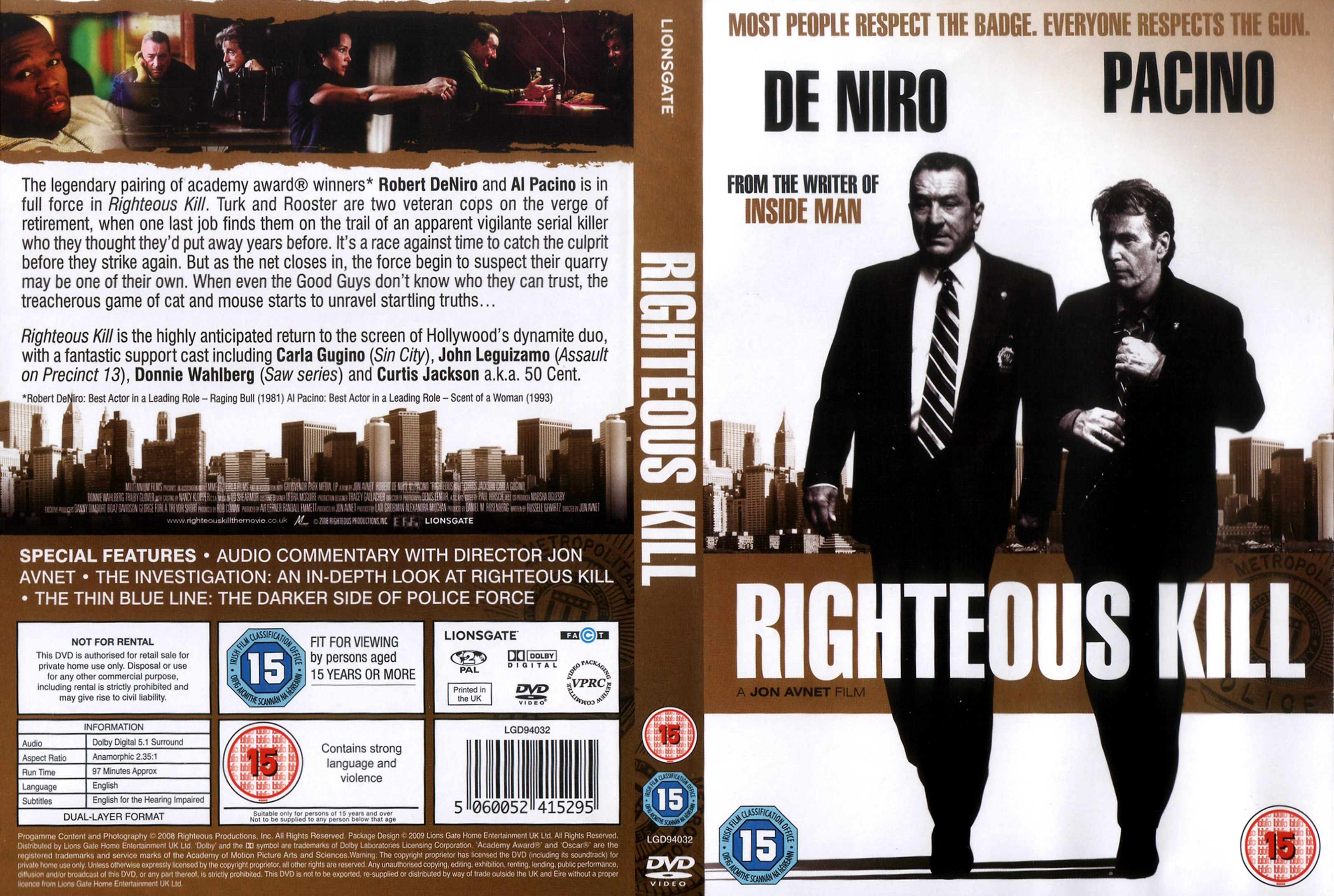 HQ Righteous Kill Wallpapers | File 2748.86Kb