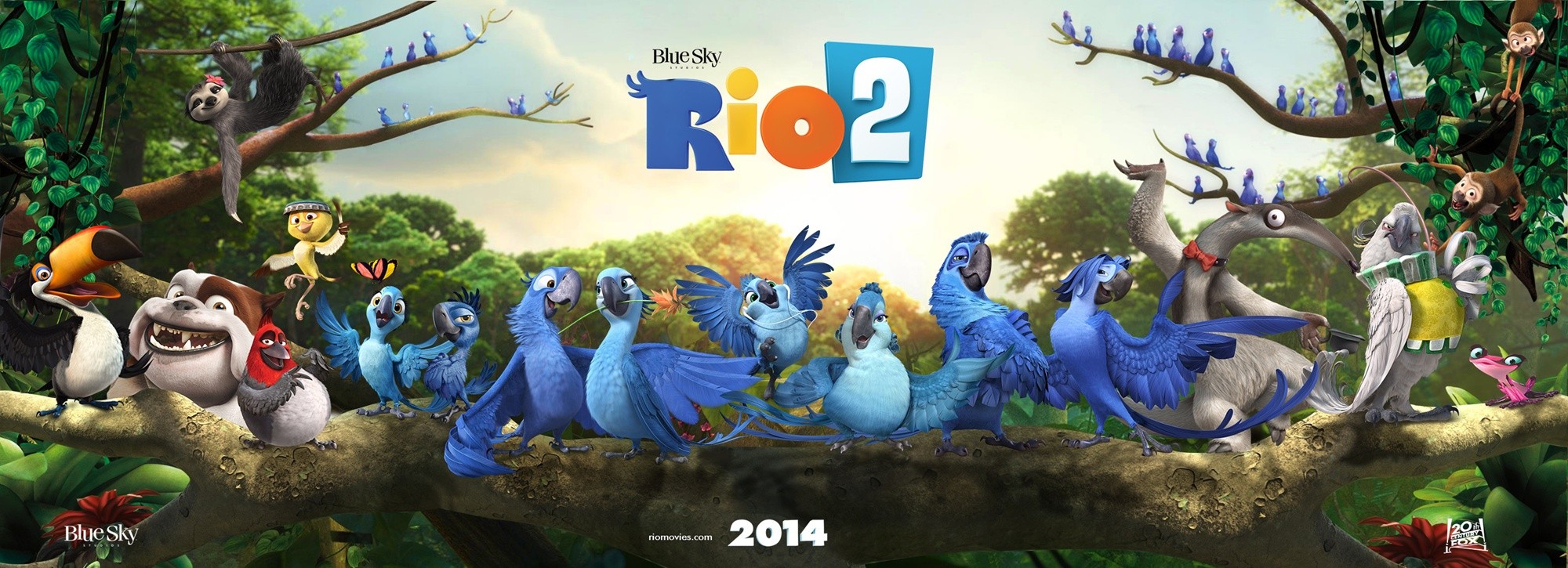 HD Quality Wallpaper | Collection: Movie, 2000x725 Rio 2