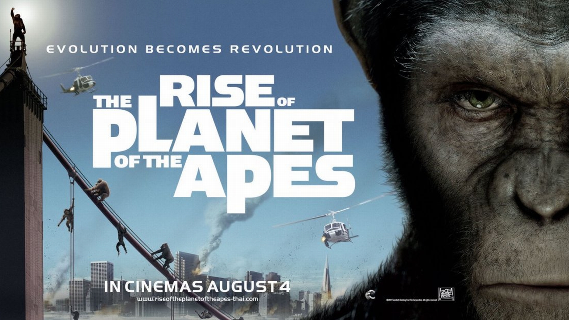 1920x1080 > Rise Of The Planet Of The Apes Wallpapers