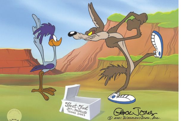 HD Quality Wallpaper | Collection: Cartoon, 615x407 Road Runner And Wile E. Coyote