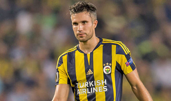 HD Quality Wallpaper | Collection: Sports, 590x350 Robin Van Persie 