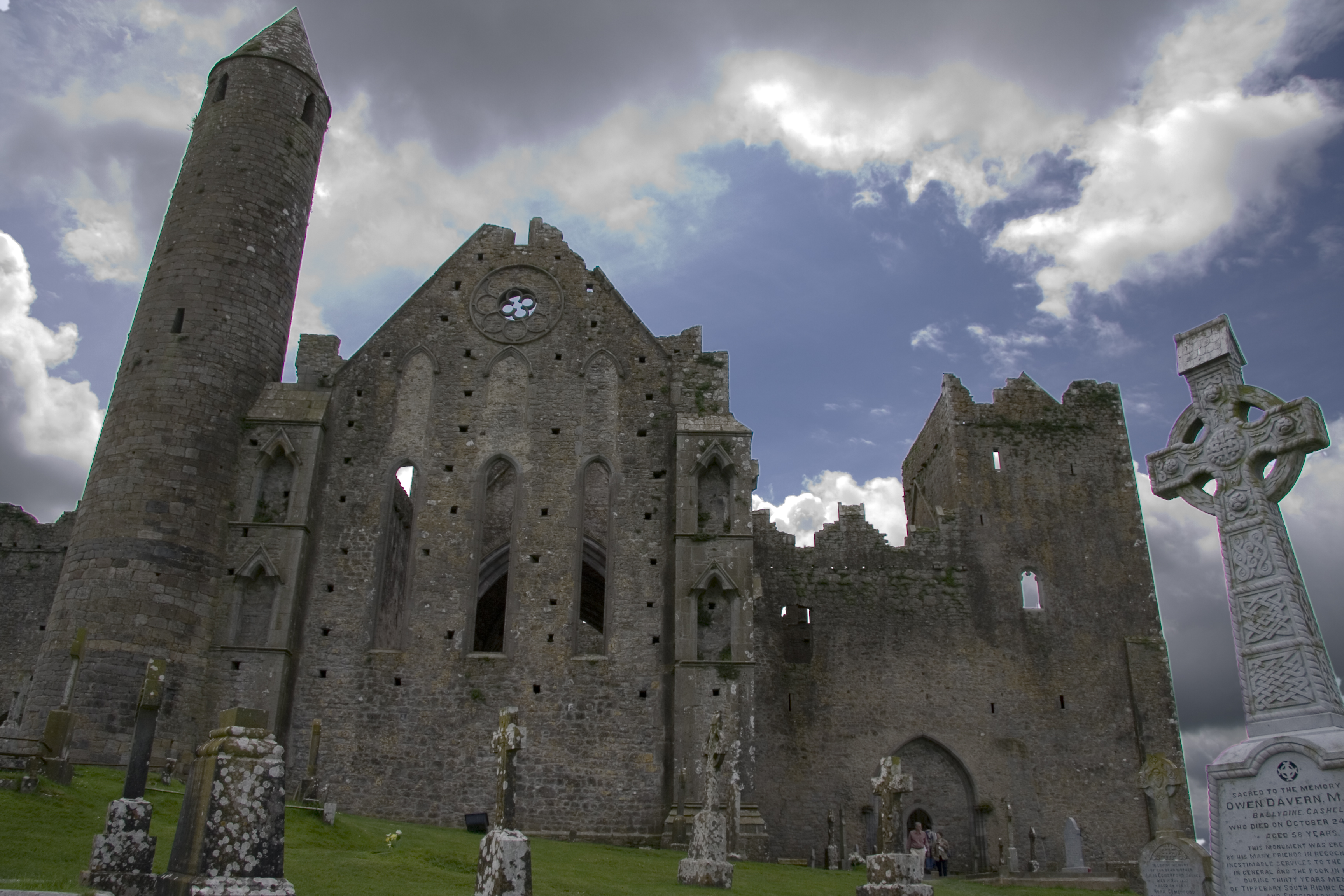 HD Quality Wallpaper | Collection: Man Made, 3456x2304 Rock Of Cashel