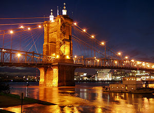 Roebling Bridge High Quality Background on Wallpapers Vista