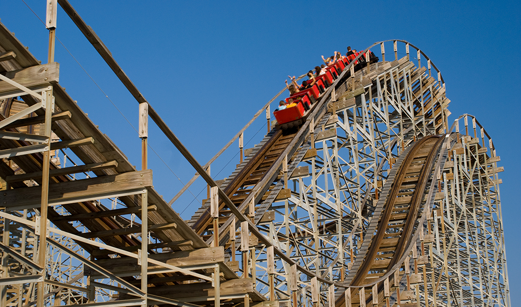 HD Quality Wallpaper | Collection: Man Made, 1024x605 Roller Coaster