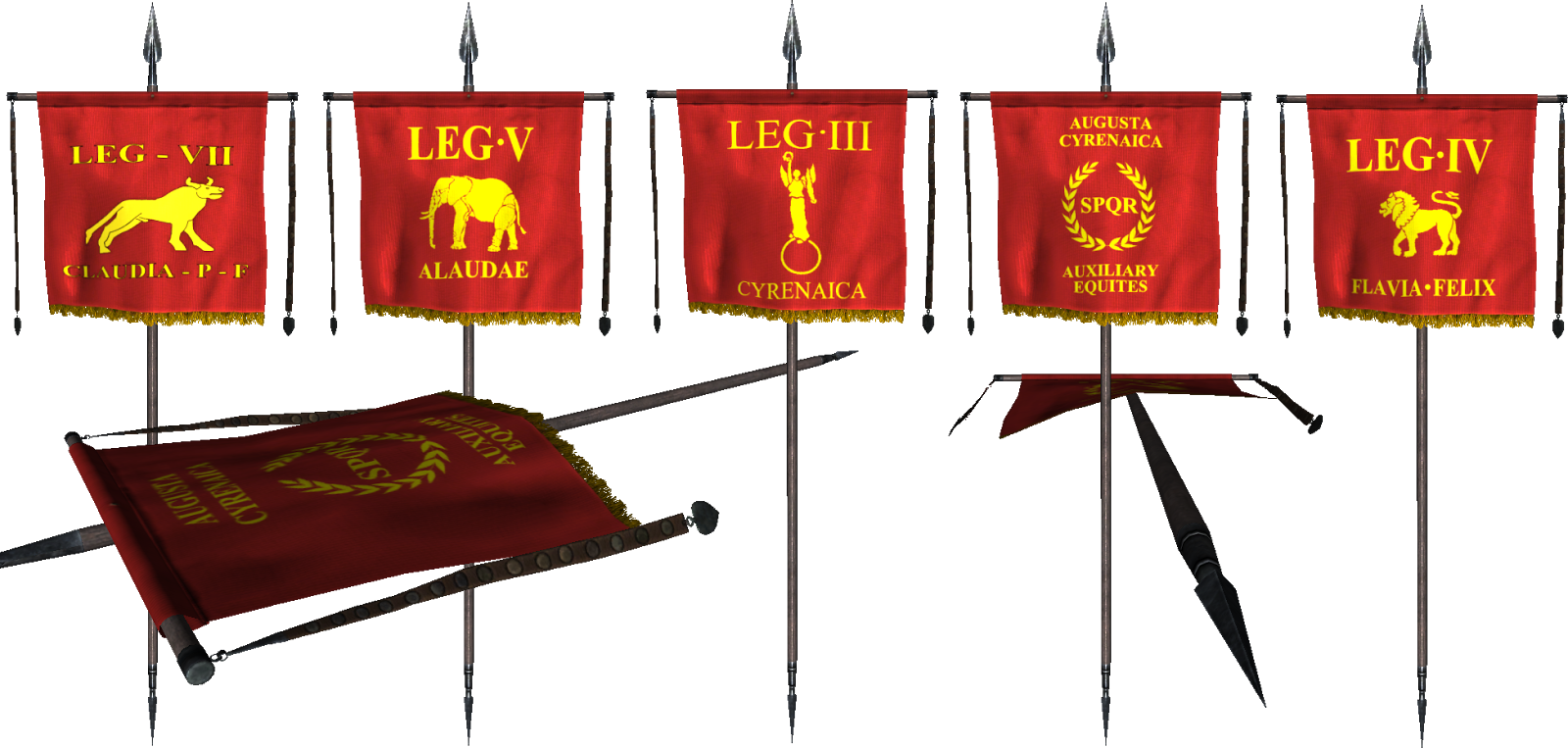 HQ Roman Legion Flag Wallpapers | File 736.6Kb