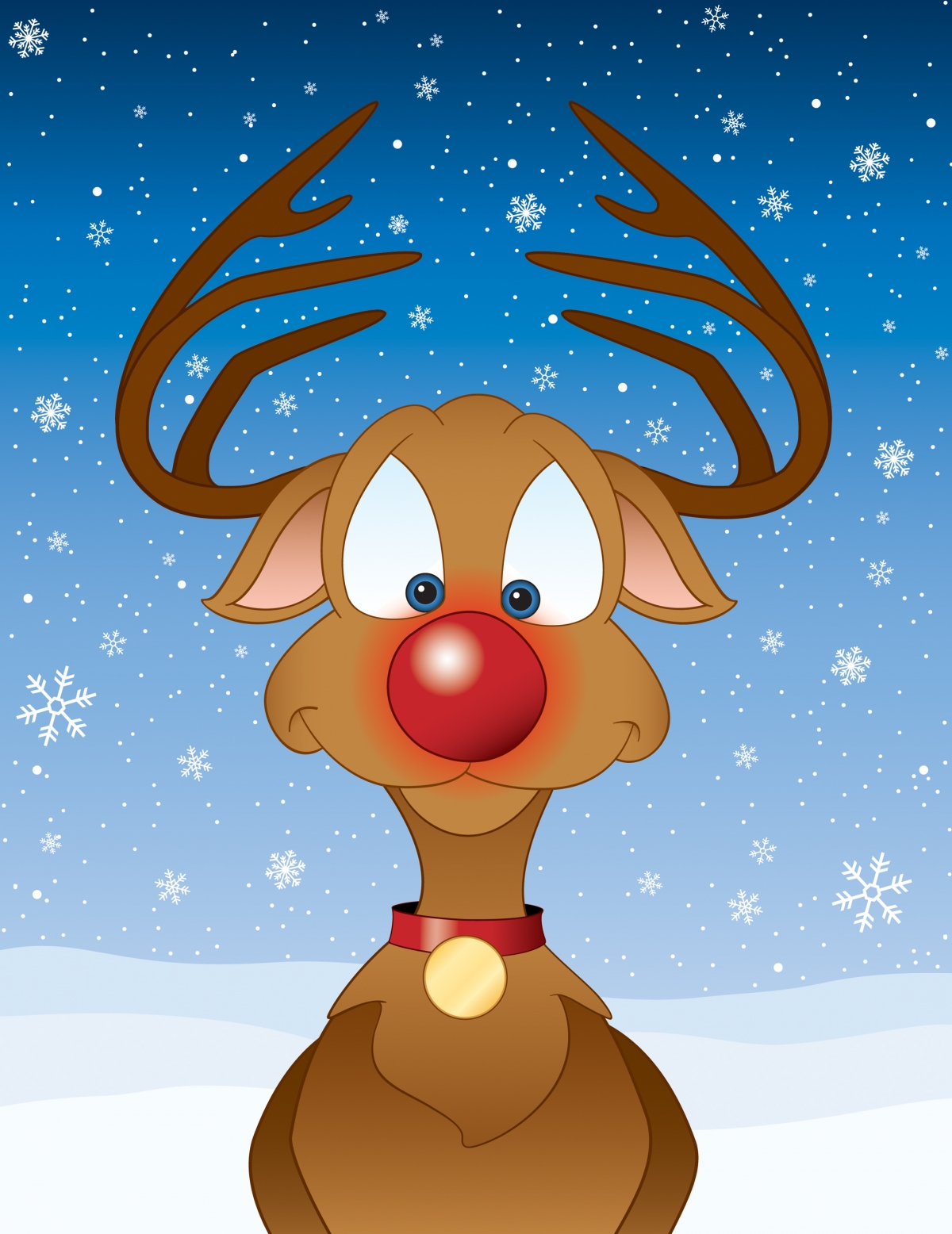 Nice Images Collection: Rudolph The Red-nosed Reindeer Desktop Wallpapers