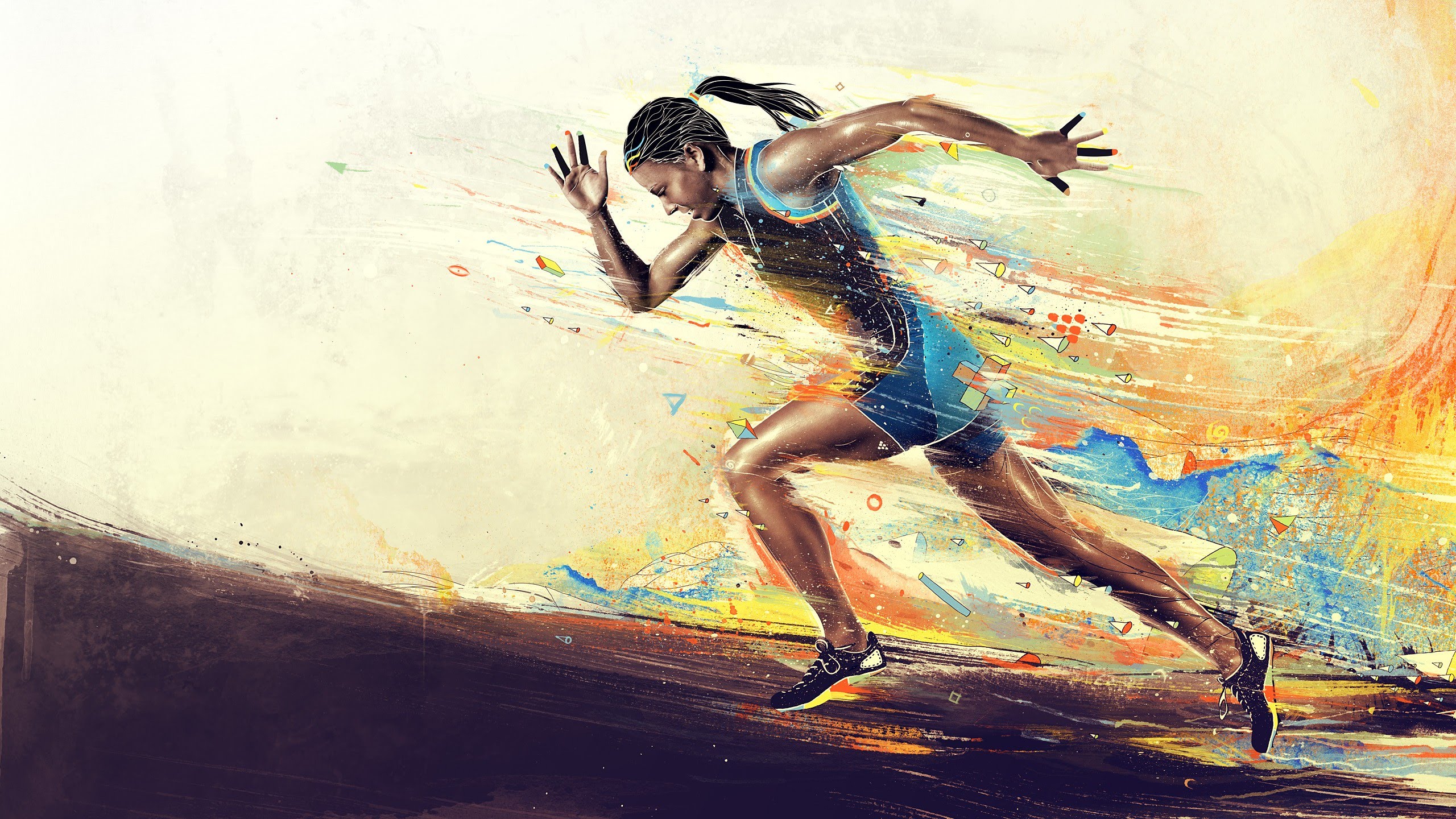 HD Quality Wallpaper | Collection: Sports, 2560x1440 Running
