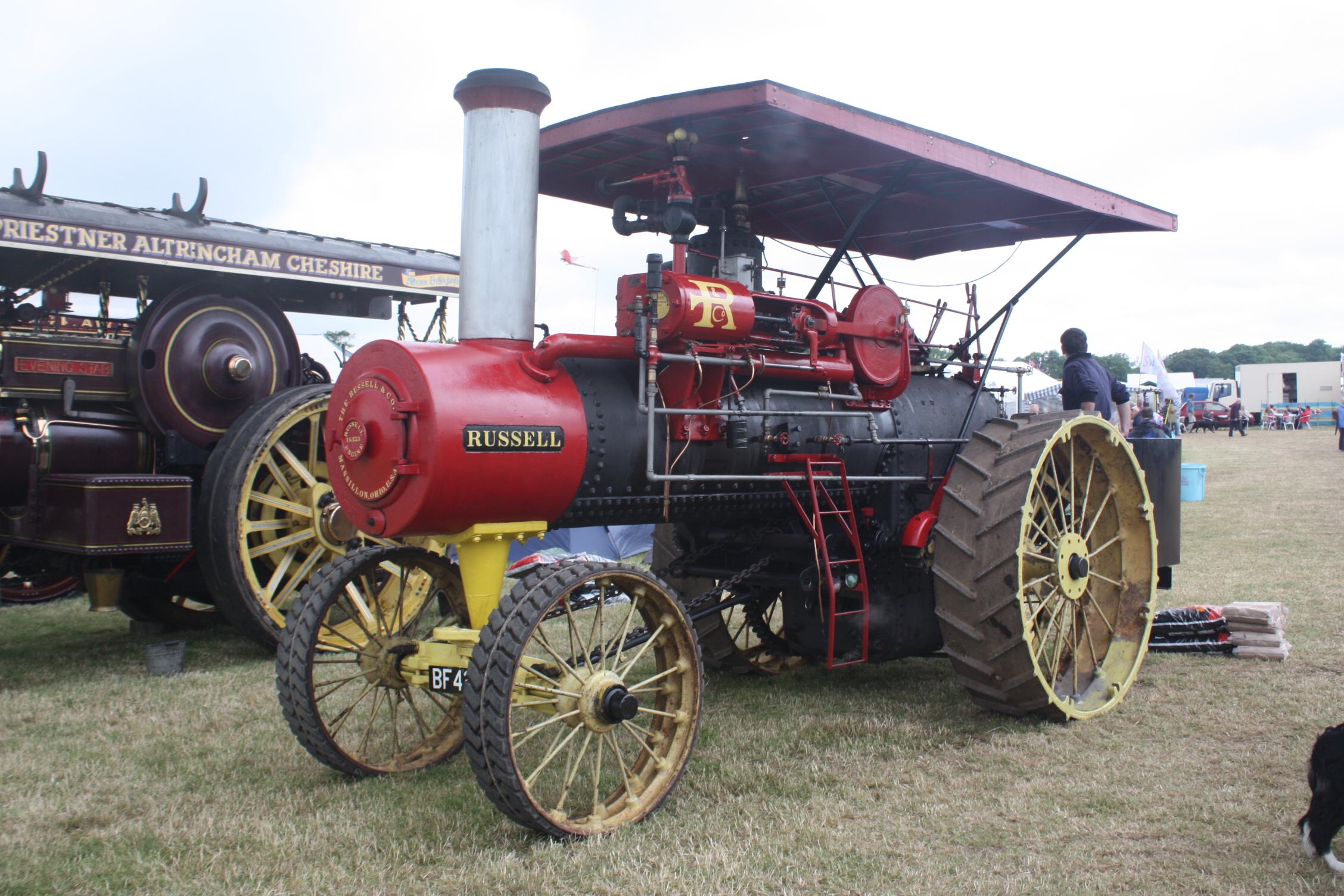 Russell Steam Tractor #24