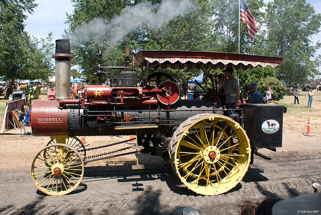 Russell Steam Tractor Pics, Vehicles Collection
