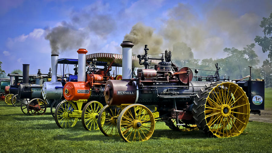 Nice Images Collection: Russell Steam Tractor Desktop Wallpapers